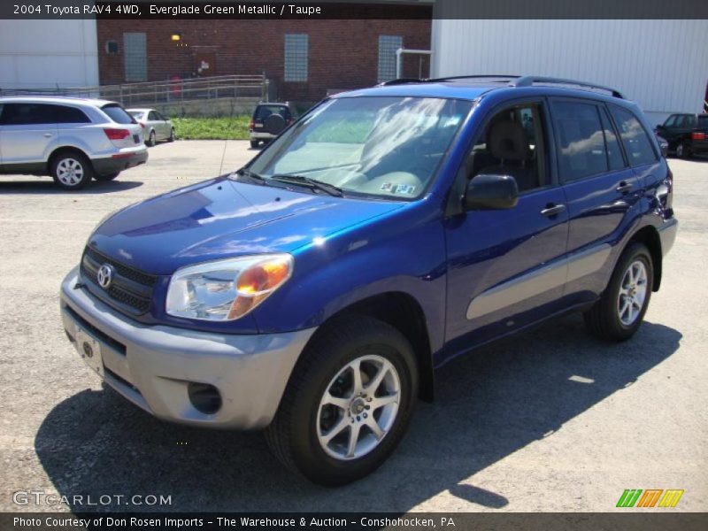 Everglade Green Metallic / Taupe 2004 Toyota RAV4 4WD