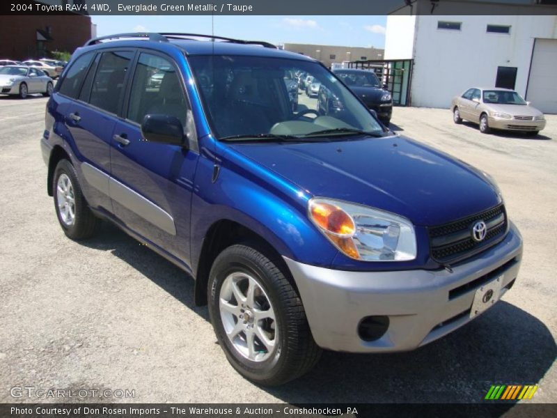 Everglade Green Metallic / Taupe 2004 Toyota RAV4 4WD