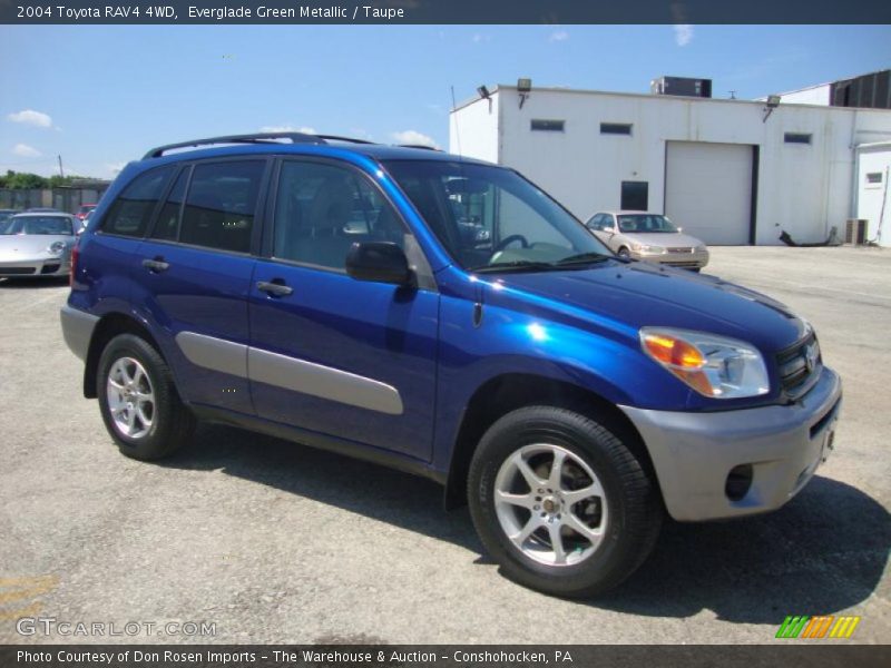 Everglade Green Metallic / Taupe 2004 Toyota RAV4 4WD