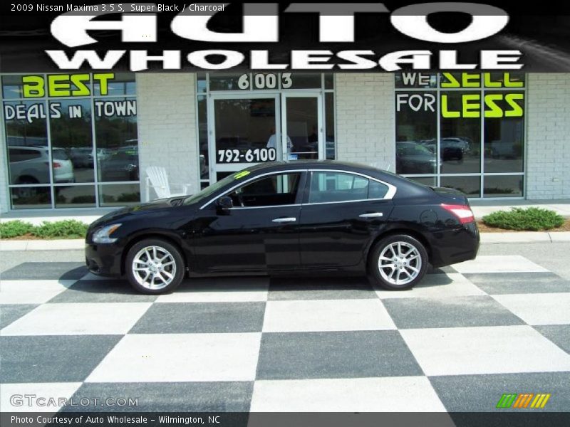 Super Black / Charcoal 2009 Nissan Maxima 3.5 S