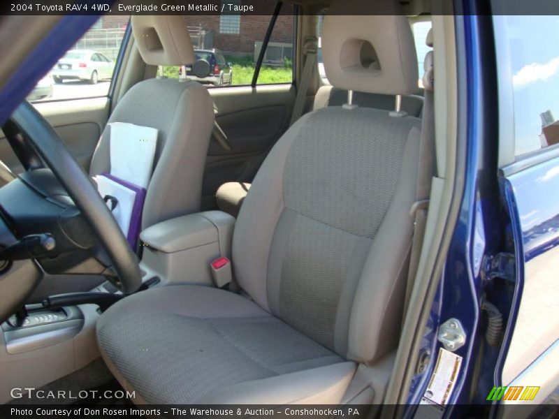 Everglade Green Metallic / Taupe 2004 Toyota RAV4 4WD