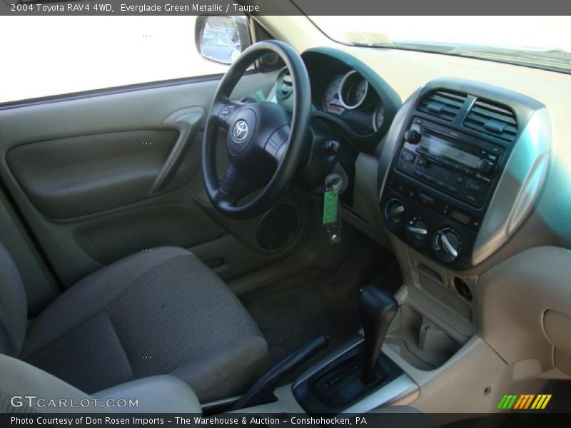 Everglade Green Metallic / Taupe 2004 Toyota RAV4 4WD