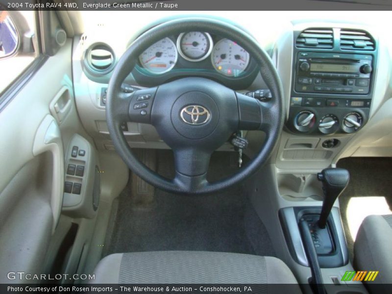 Everglade Green Metallic / Taupe 2004 Toyota RAV4 4WD