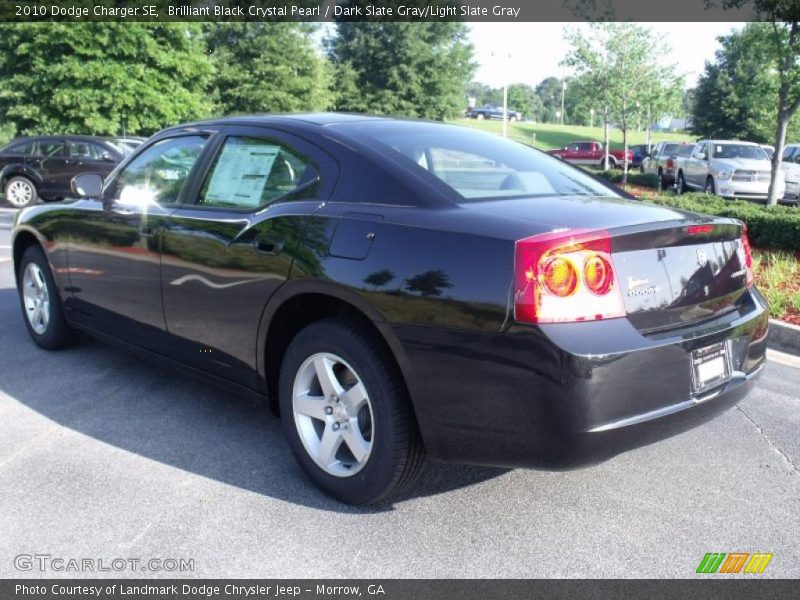 Brilliant Black Crystal Pearl / Dark Slate Gray/Light Slate Gray 2010 Dodge Charger SE