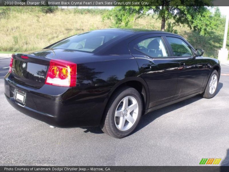 Brilliant Black Crystal Pearl / Dark Slate Gray/Light Slate Gray 2010 Dodge Charger SE