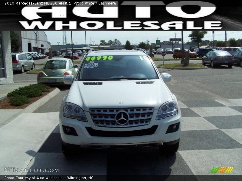 Arctic White / Cashmere 2010 Mercedes-Benz ML 350 4Matic