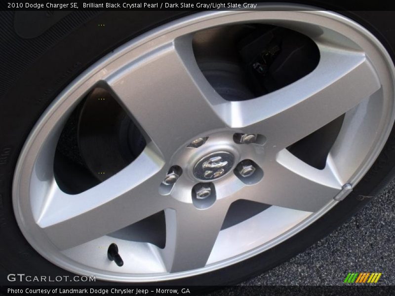 Brilliant Black Crystal Pearl / Dark Slate Gray/Light Slate Gray 2010 Dodge Charger SE