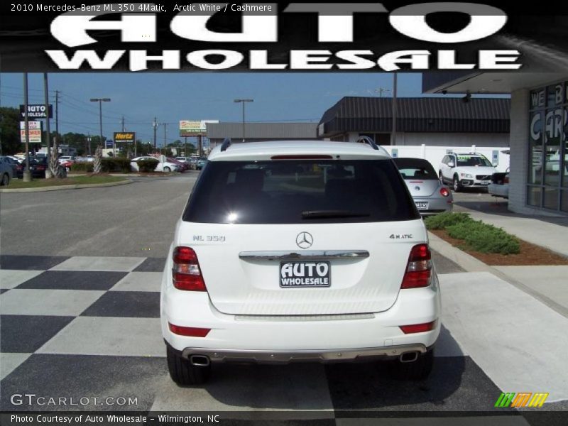 Arctic White / Cashmere 2010 Mercedes-Benz ML 350 4Matic