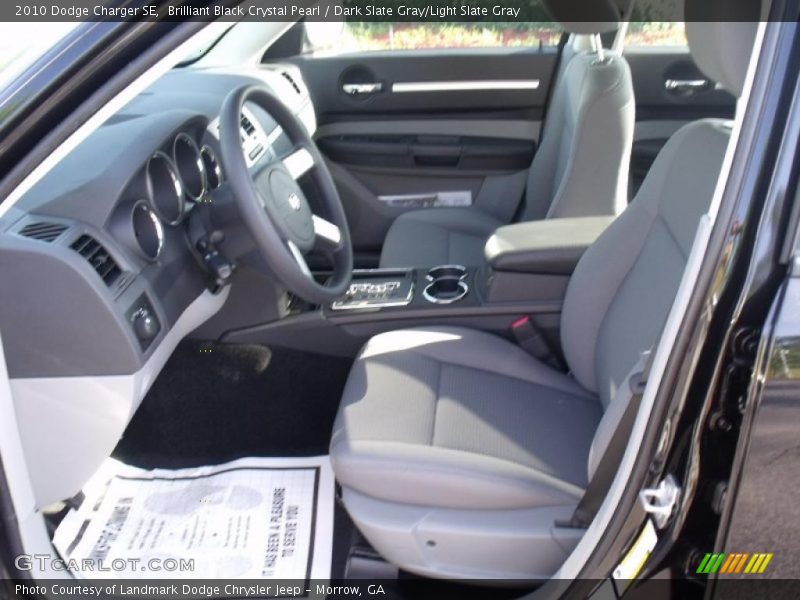 Brilliant Black Crystal Pearl / Dark Slate Gray/Light Slate Gray 2010 Dodge Charger SE