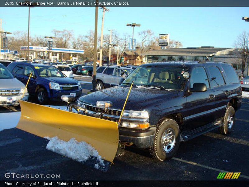 Dark Blue Metallic / Gray/Dark Charcoal 2005 Chevrolet Tahoe 4x4