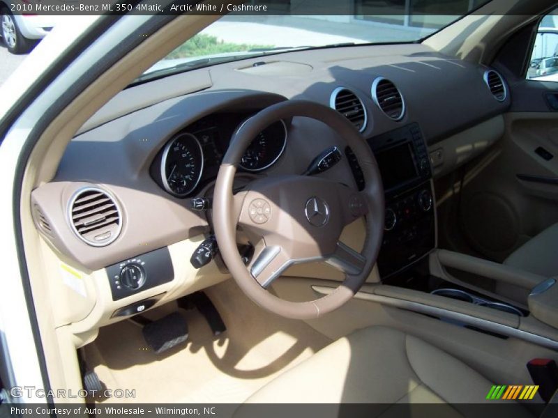 Arctic White / Cashmere 2010 Mercedes-Benz ML 350 4Matic