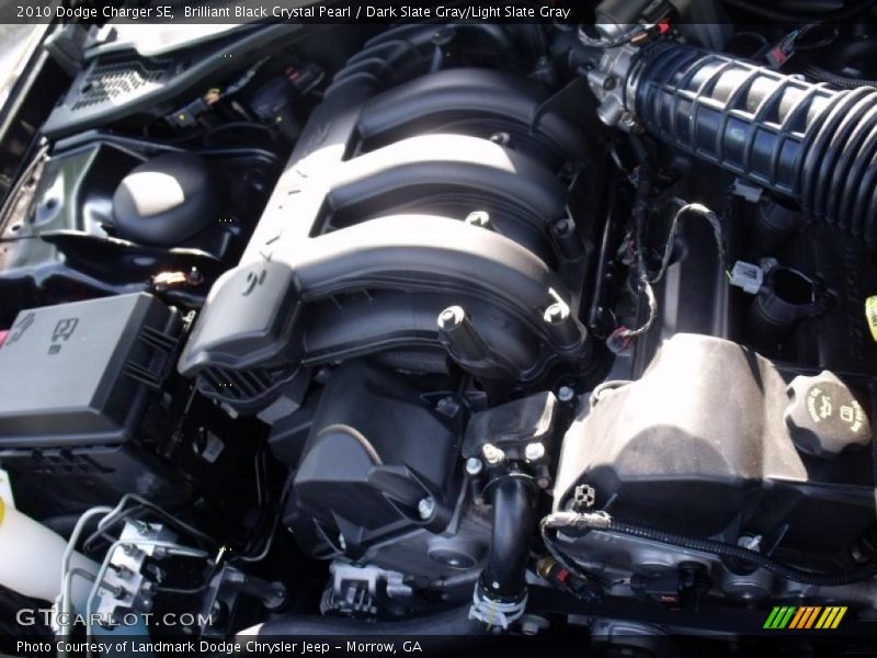 Brilliant Black Crystal Pearl / Dark Slate Gray/Light Slate Gray 2010 Dodge Charger SE