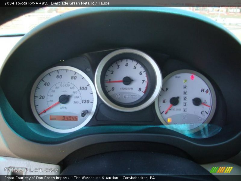 Everglade Green Metallic / Taupe 2004 Toyota RAV4 4WD