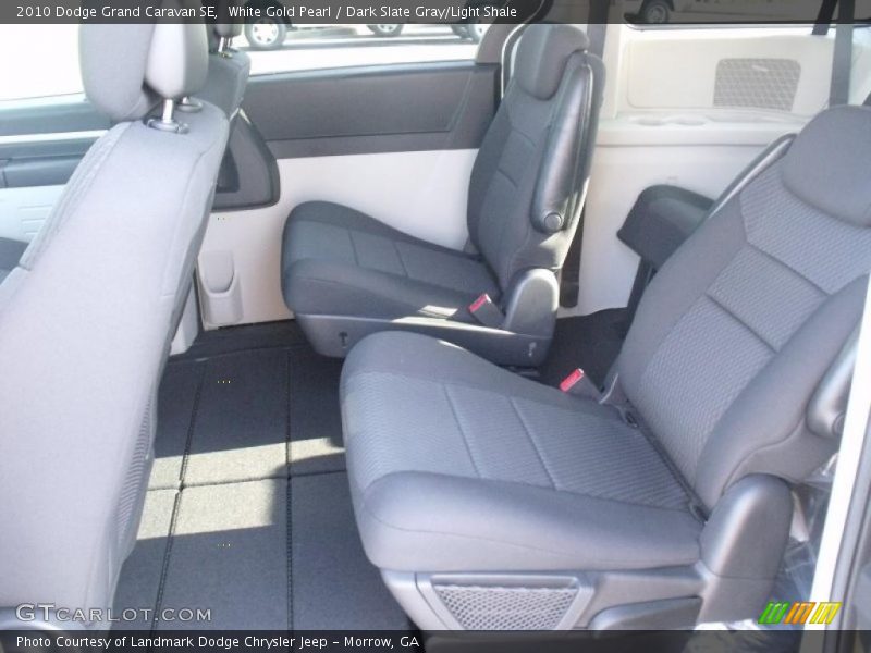 White Gold Pearl / Dark Slate Gray/Light Shale 2010 Dodge Grand Caravan SE