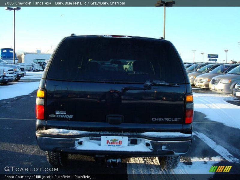 Dark Blue Metallic / Gray/Dark Charcoal 2005 Chevrolet Tahoe 4x4