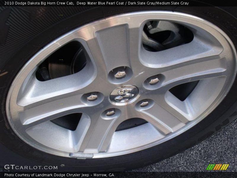 Deep Water Blue Pearl Coat / Dark Slate Gray/Medium Slate Gray 2010 Dodge Dakota Big Horn Crew Cab