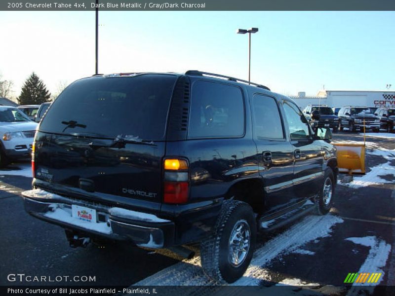 Dark Blue Metallic / Gray/Dark Charcoal 2005 Chevrolet Tahoe 4x4