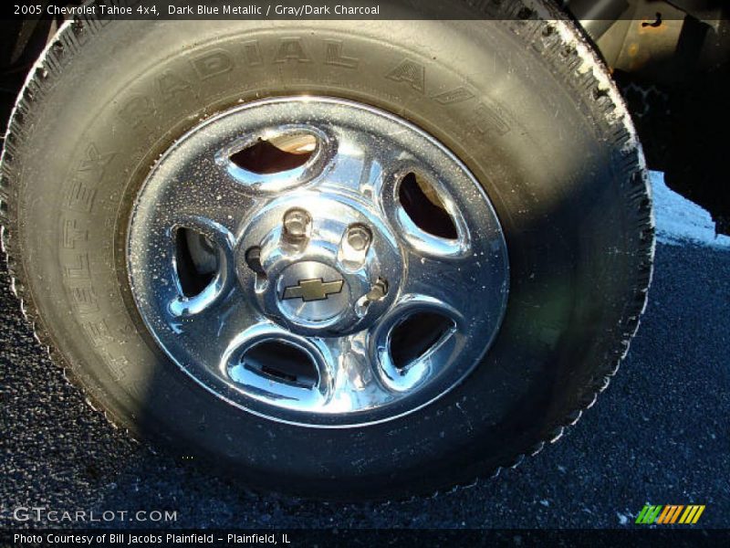 Dark Blue Metallic / Gray/Dark Charcoal 2005 Chevrolet Tahoe 4x4