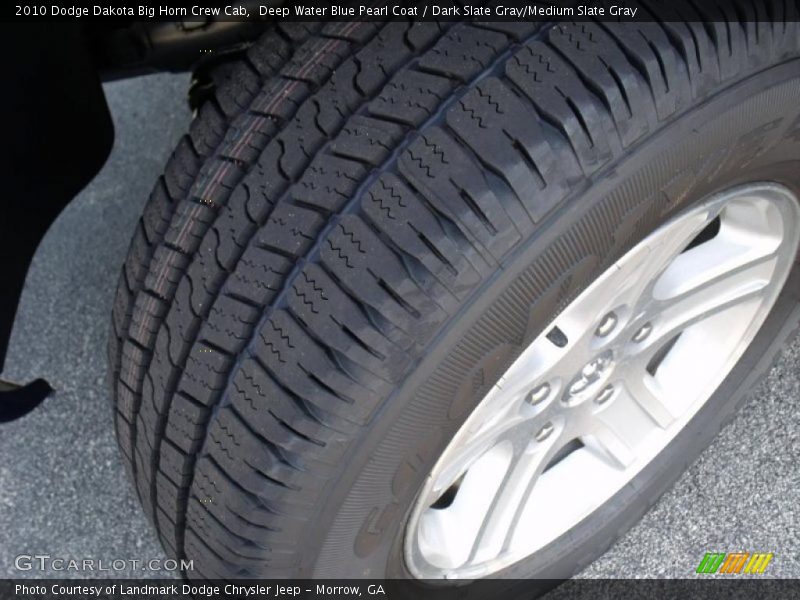 Deep Water Blue Pearl Coat / Dark Slate Gray/Medium Slate Gray 2010 Dodge Dakota Big Horn Crew Cab