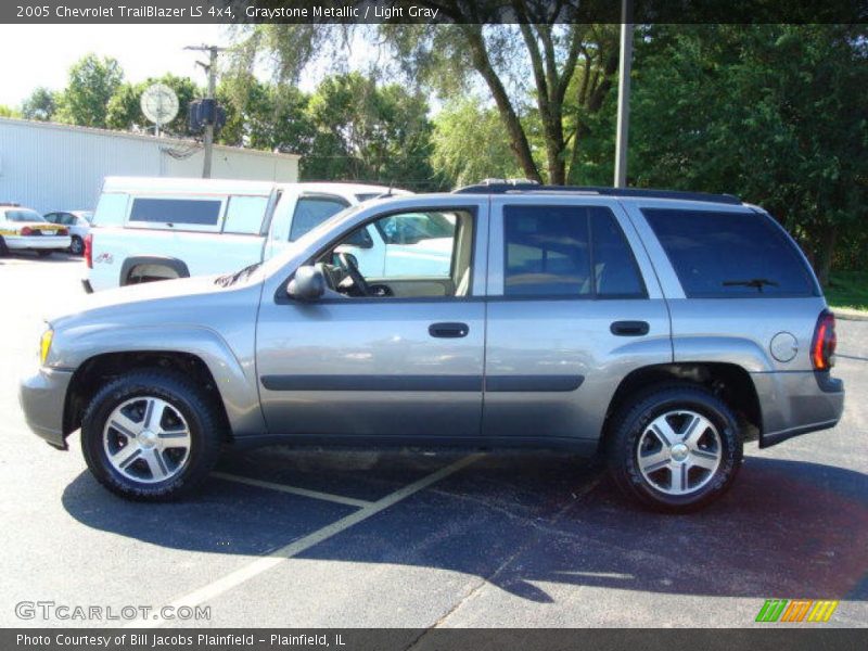 Graystone Metallic / Light Gray 2005 Chevrolet TrailBlazer LS 4x4