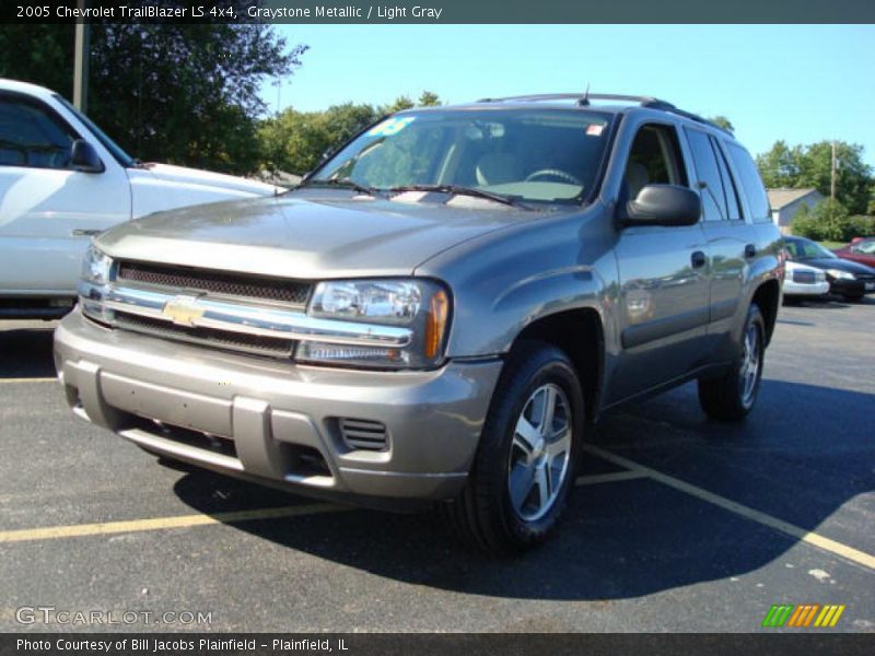 Graystone Metallic / Light Gray 2005 Chevrolet TrailBlazer LS 4x4