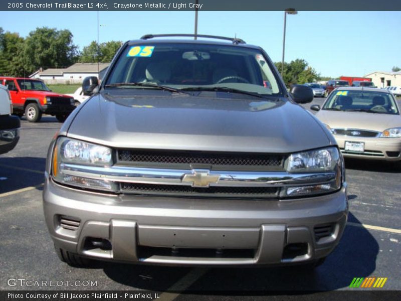 Graystone Metallic / Light Gray 2005 Chevrolet TrailBlazer LS 4x4