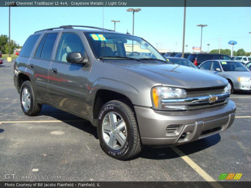 Graystone Metallic / Light Gray 2005 Chevrolet TrailBlazer LS 4x4