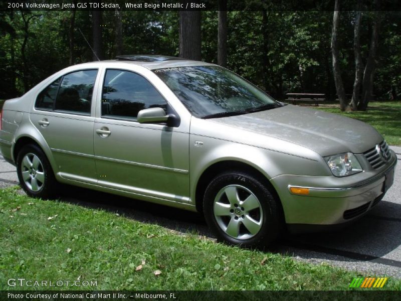 Wheat Beige Metallic / Black 2004 Volkswagen Jetta GLS TDI Sedan