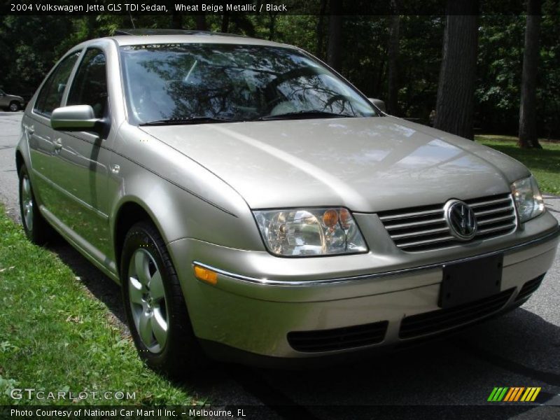 Wheat Beige Metallic / Black 2004 Volkswagen Jetta GLS TDI Sedan