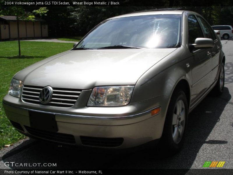 Wheat Beige Metallic / Black 2004 Volkswagen Jetta GLS TDI Sedan