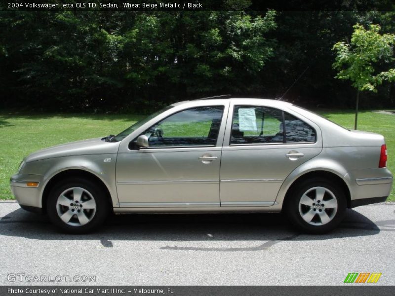 Wheat Beige Metallic / Black 2004 Volkswagen Jetta GLS TDI Sedan