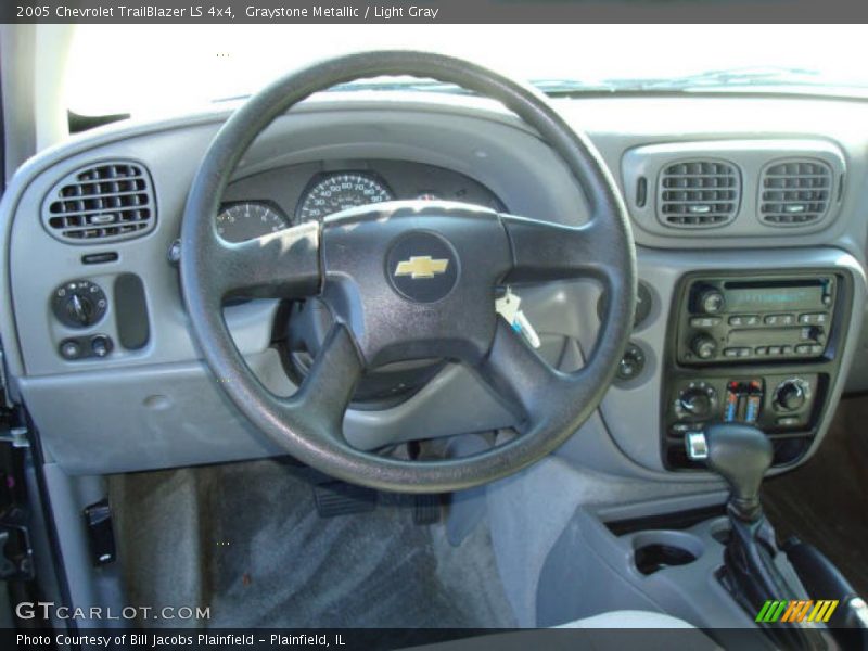 Graystone Metallic / Light Gray 2005 Chevrolet TrailBlazer LS 4x4
