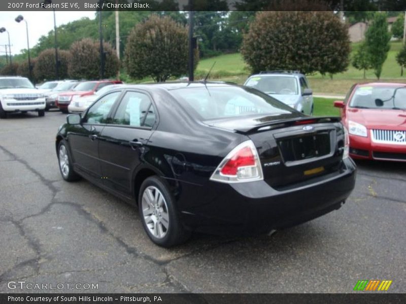 Black / Charcoal Black 2007 Ford Fusion SE V6