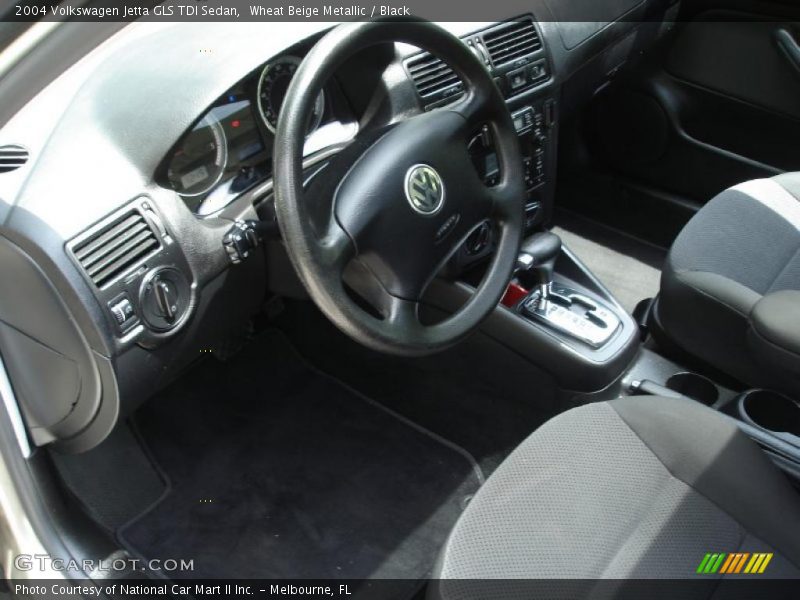 Wheat Beige Metallic / Black 2004 Volkswagen Jetta GLS TDI Sedan