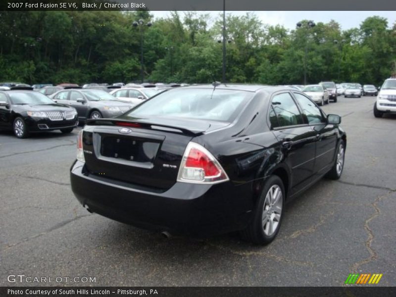 Black / Charcoal Black 2007 Ford Fusion SE V6