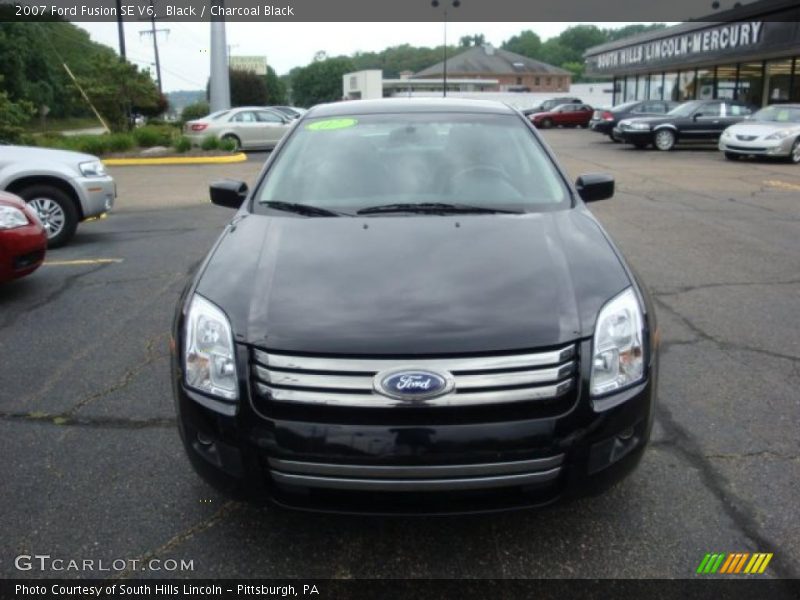 Black / Charcoal Black 2007 Ford Fusion SE V6