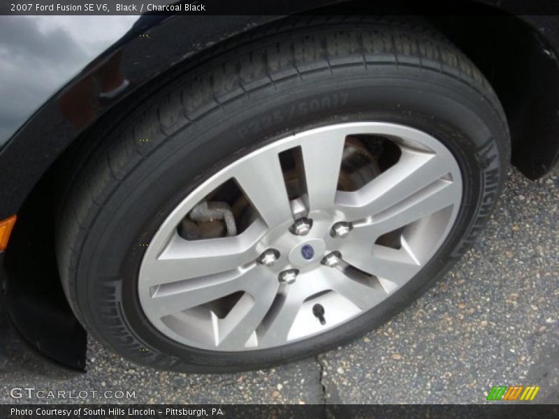 Black / Charcoal Black 2007 Ford Fusion SE V6