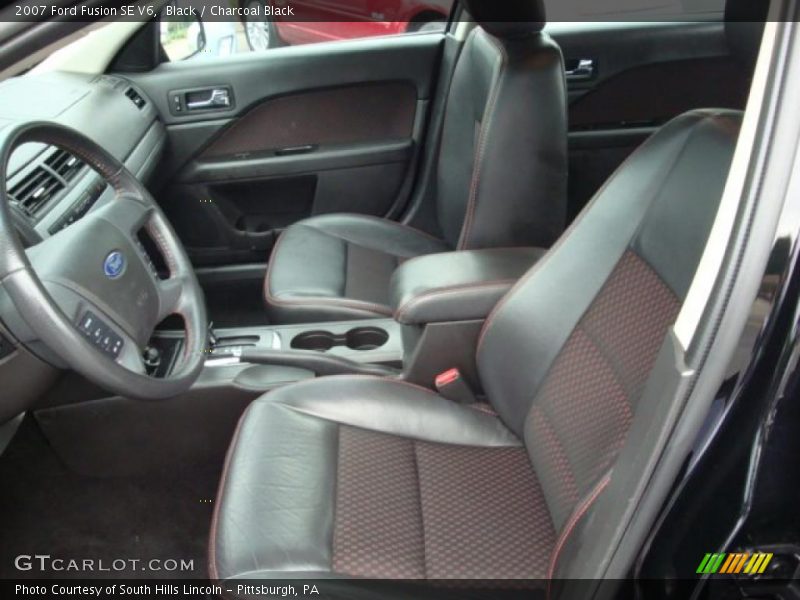 Black / Charcoal Black 2007 Ford Fusion SE V6