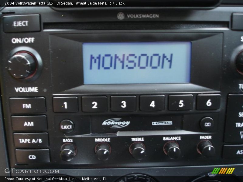 Wheat Beige Metallic / Black 2004 Volkswagen Jetta GLS TDI Sedan