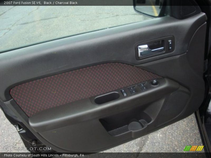 Black / Charcoal Black 2007 Ford Fusion SE V6