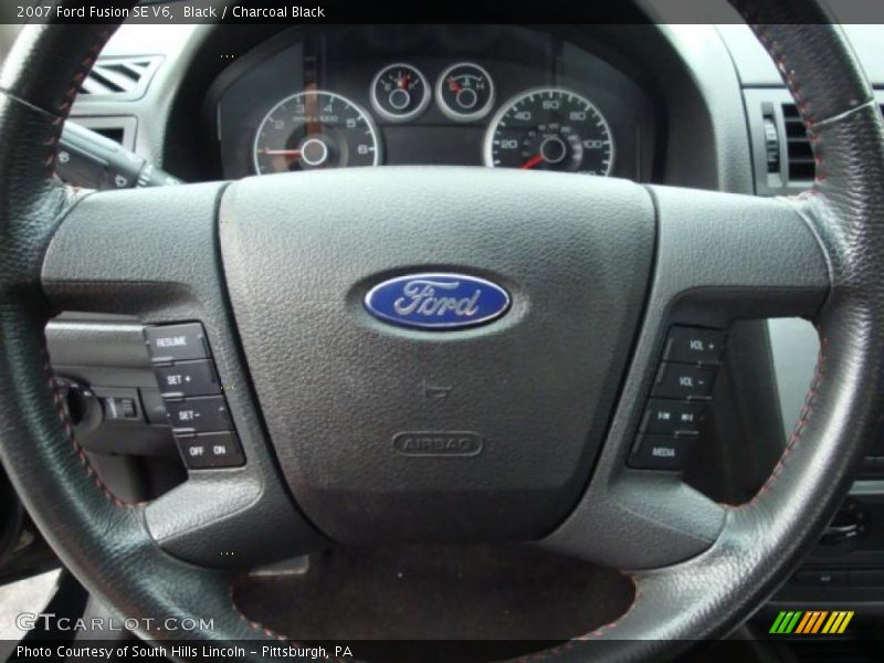 Black / Charcoal Black 2007 Ford Fusion SE V6