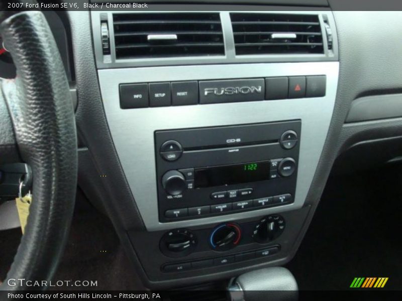 Black / Charcoal Black 2007 Ford Fusion SE V6