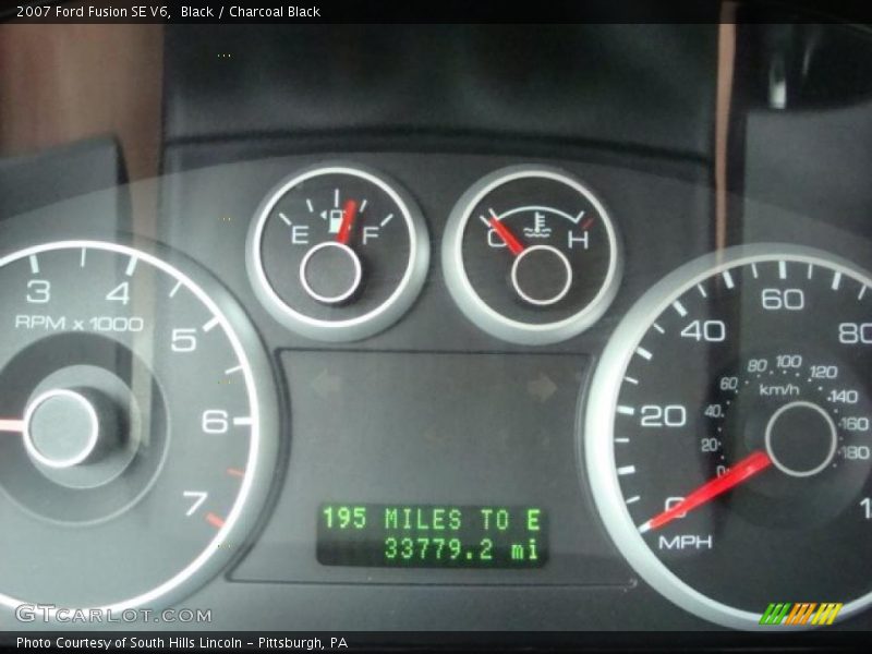Black / Charcoal Black 2007 Ford Fusion SE V6