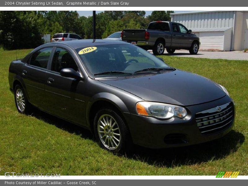 Graphite Metallic / Dark Slate Gray 2004 Chrysler Sebring LX Sedan