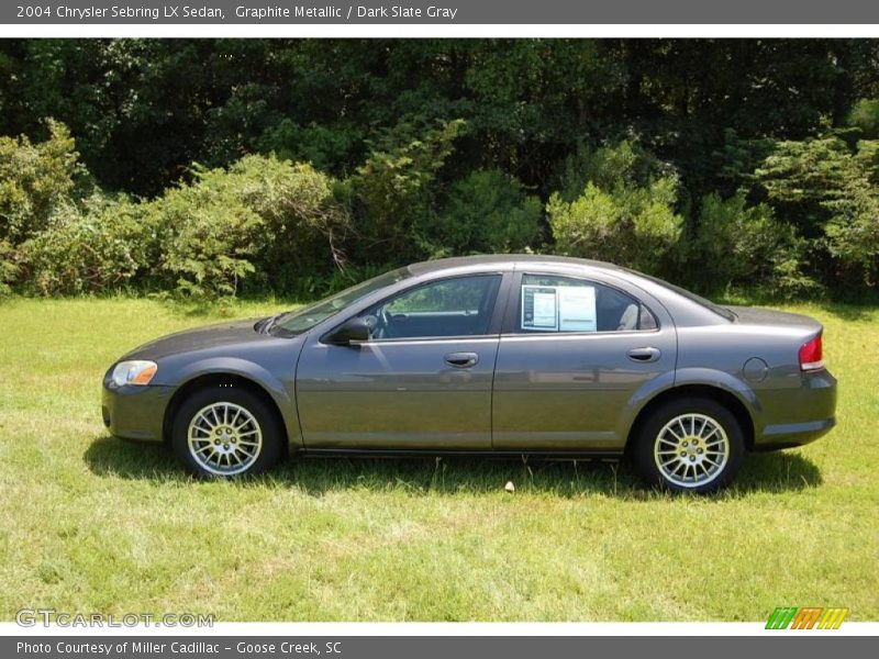 Graphite Metallic / Dark Slate Gray 2004 Chrysler Sebring LX Sedan