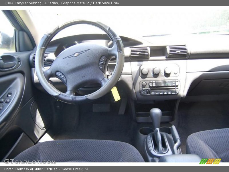Graphite Metallic / Dark Slate Gray 2004 Chrysler Sebring LX Sedan