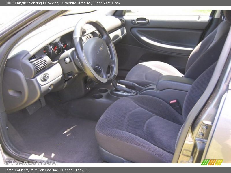Graphite Metallic / Dark Slate Gray 2004 Chrysler Sebring LX Sedan
