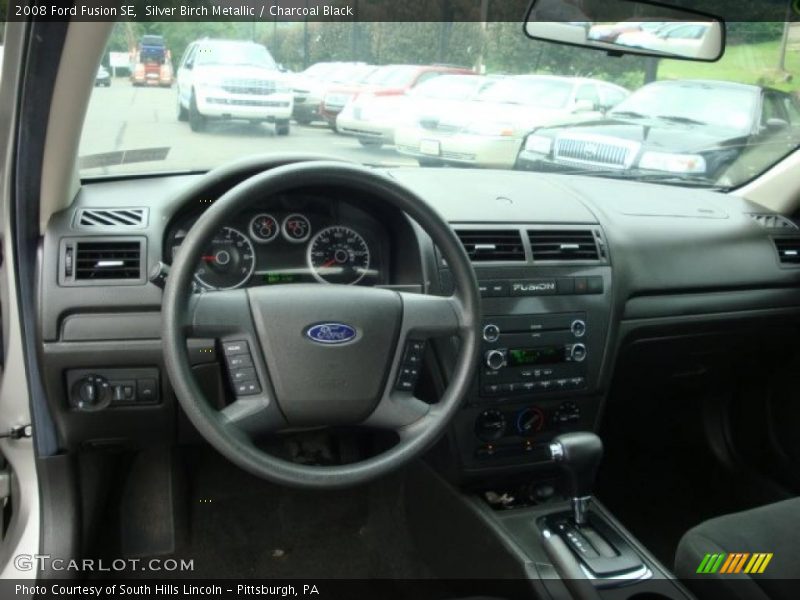 Silver Birch Metallic / Charcoal Black 2008 Ford Fusion SE