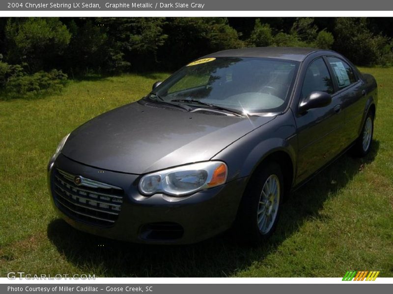 Graphite Metallic / Dark Slate Gray 2004 Chrysler Sebring LX Sedan