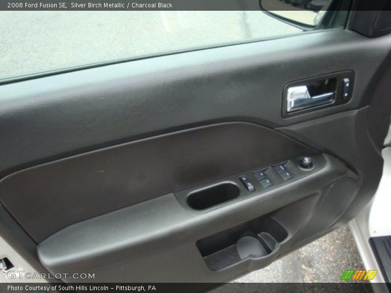 Silver Birch Metallic / Charcoal Black 2008 Ford Fusion SE